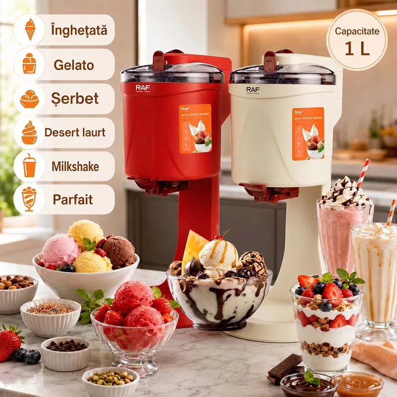 Aparat Automat 6-in-1 RAF pentru Înghețată si Deserturi