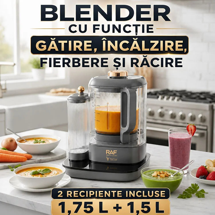 Blender Profesional Inteligent RAF cu Funcție de Gătire
