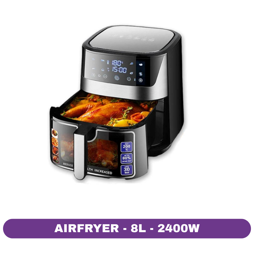 Friteuza cu aer cald Hoffmans HM-780, digital, 8 programe