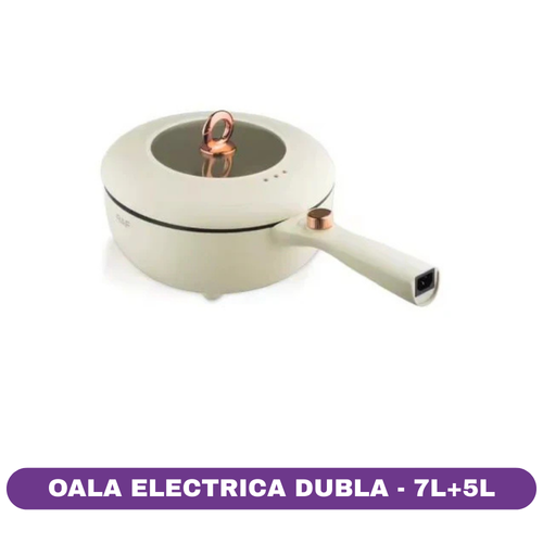 Oală Electrică Multifuncțională RAF 5401 – 1500W, 5L + 7L