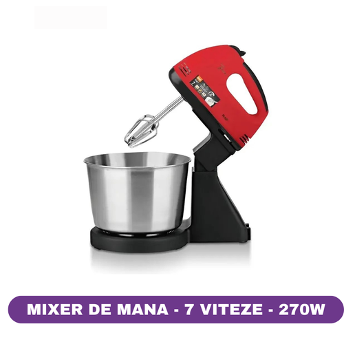 Mixer de mana RAF, 270w, 7 viteze, 2L