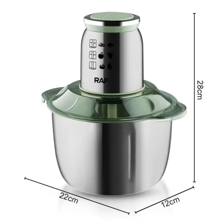 Tocator electric Inox RAF, 5L, 1000W, 5 lame