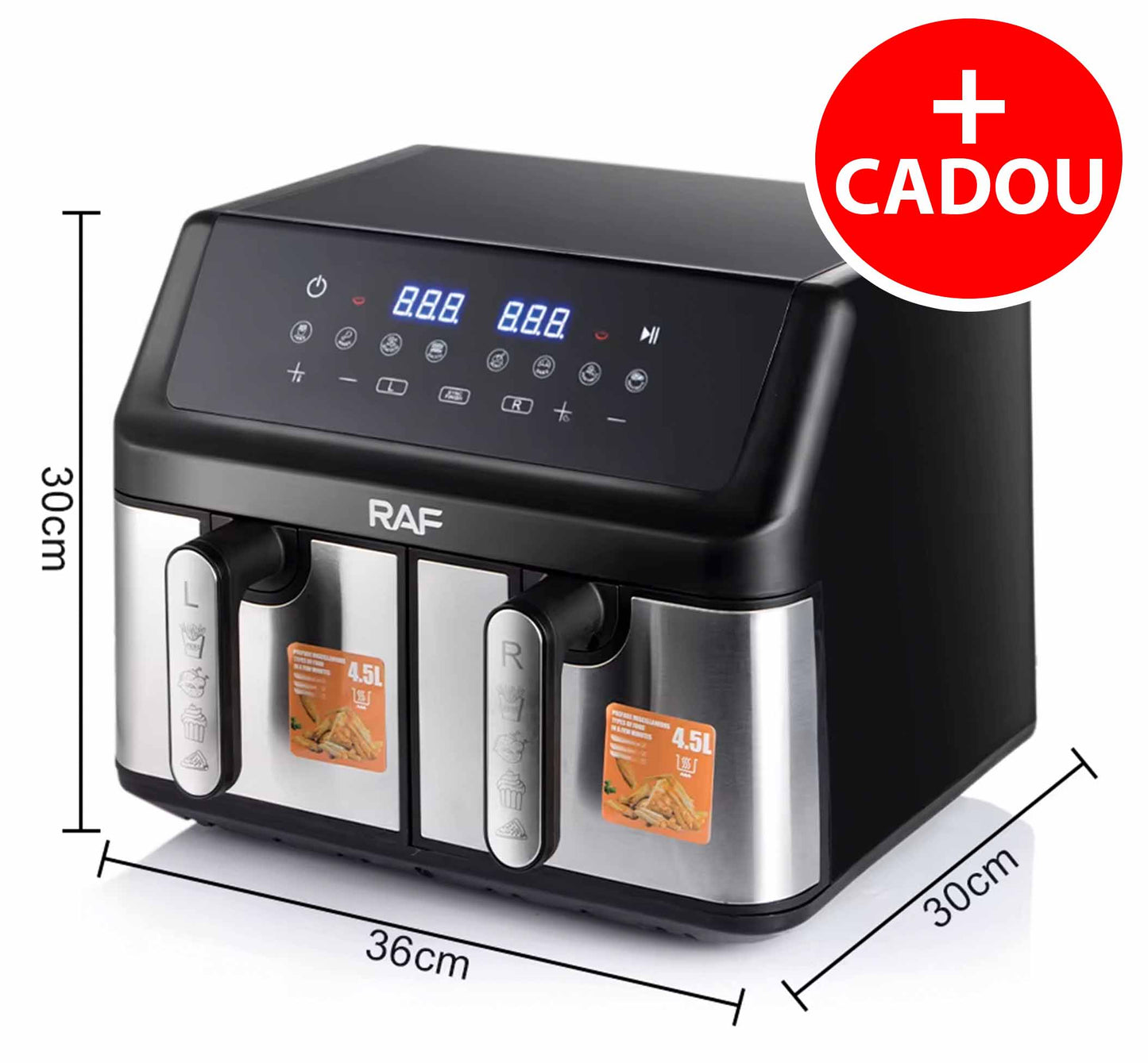 Air Fryer Dublu 9L