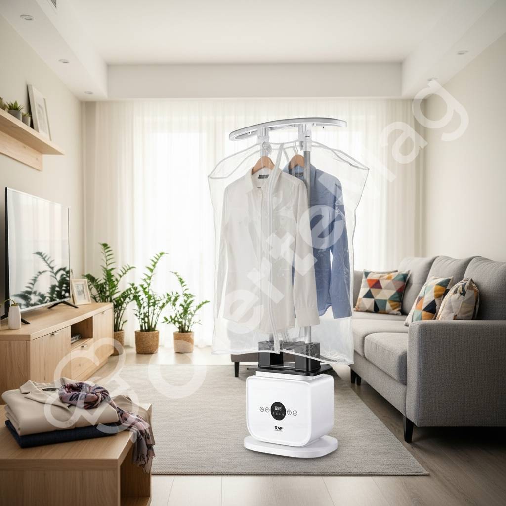 Uscător de haine cu aer cald și călcare automată, Putere 1400W, Panou Digital, Temperatură reglabilă, Sistem cu aer uniform, Design pliabil, Compact și portabil, Oprire automată