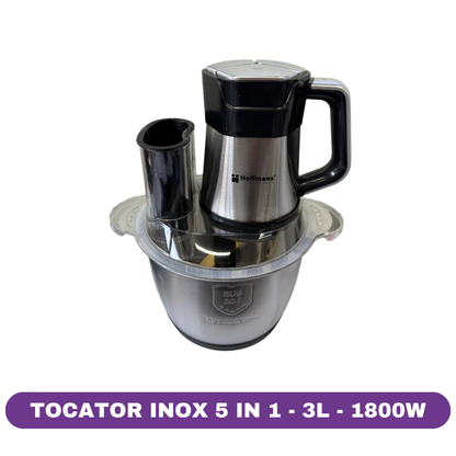 Tocator inox 5 in 1 Hoffmans HM-8859, 3L, 1800W