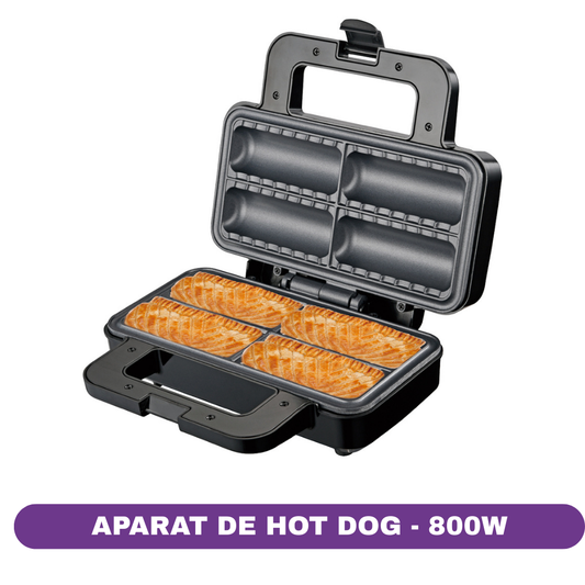 Aparat Electric pentru 4 Rulouri cu Cârnați sau Plăcinte Umplute RAF R529, 800W