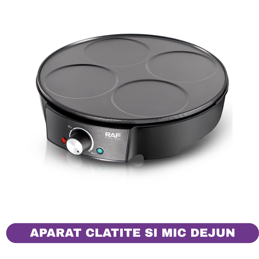 Aparat Electric pentru Clătite Americane & Mic Dejun RAF R2508, 1200W