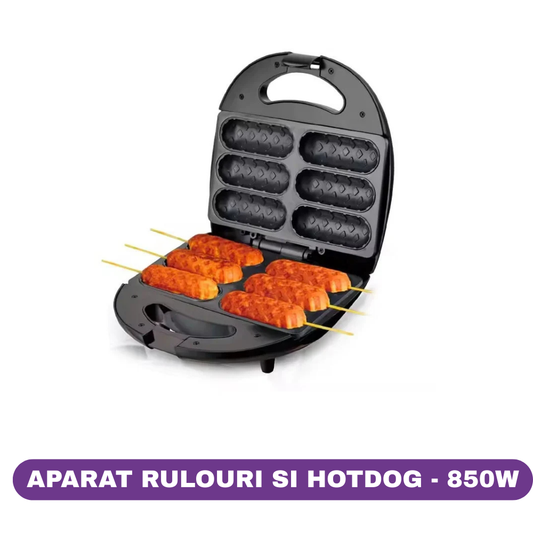 Aparat Electric pentru Rulouri și Hot Dog RAF R803, 850W