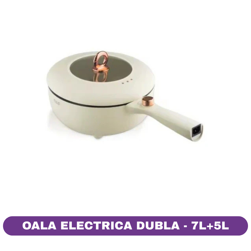 Oală Electrică Multifuncțională RAF 5401 – 1500W, 5L + 7L