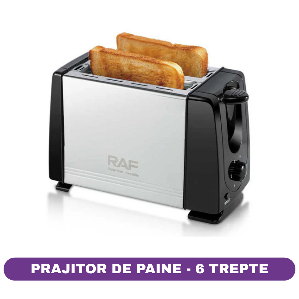 Prăjitor de Pâine RAF R262, 750W, 6 trepte de prajire