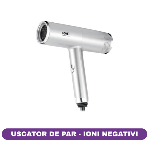 Uscator de par cu Ioni Negativi RAF R474, 1600W, 2 trepte