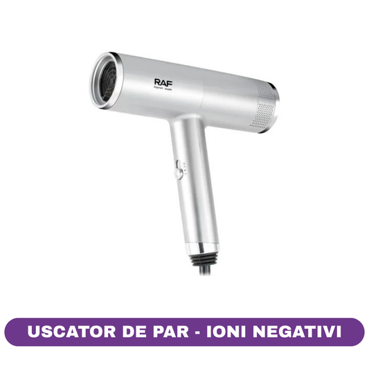 Uscator de par cu Ioni Negativi RAF R474, 1600W, 2 trepte