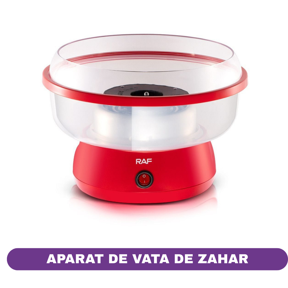 Aparat de vata de zahar RAF, 500W, 12g