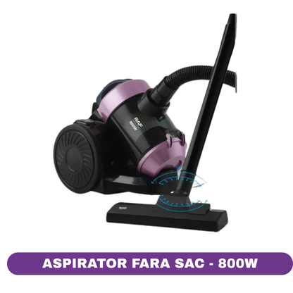 Aspirator fara sac, RAF R8710P, 800W, cu cablu, 3 accesorii