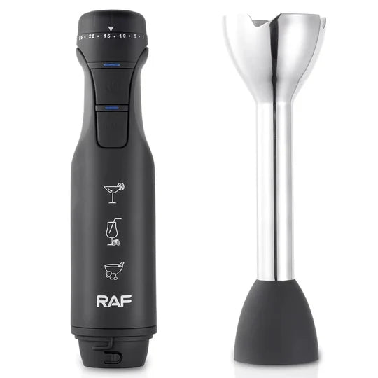 Blender Vertical de Mână RAF R780, 1500W, 12000RPM, Inox