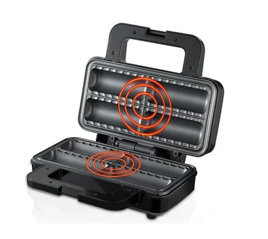 Aparat Electric pentru 4 Rulouri cu Cârnați sau Plăcinte Umplute RAF R529, 800W