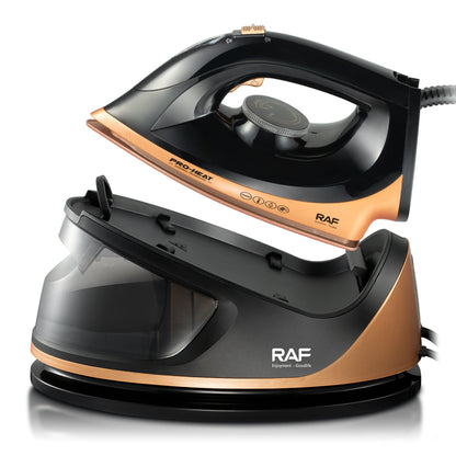 Stație de călcat cu abur, 2600W, debit abur 40g/min, control termostat, sistem anti-drip, abur vertical, talpă antiaderentă, rezervor 1,1 Litri, performanță profesională pentru călcare rapidă și eficientă