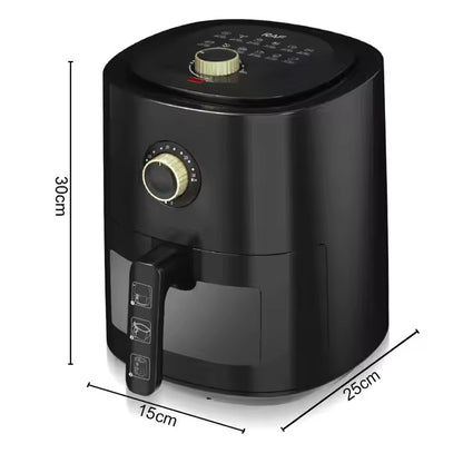Friteuza cu aer cald RAF, 2400W, 6L, control analogic