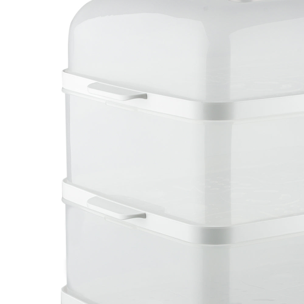 Aparat gatit cu Abur RAF 12L, 3 Nivele, 12 Functii, 1200W (+ Cadou)