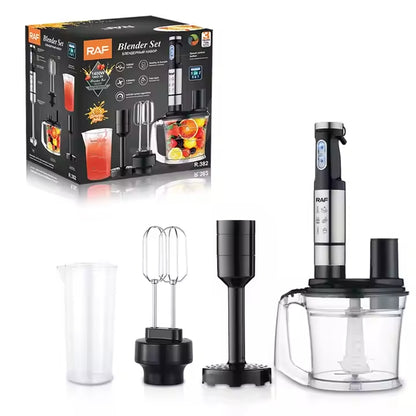 Set Blender Profesional 7 Piese, RAF R.382, 1400W, 25 Viteze