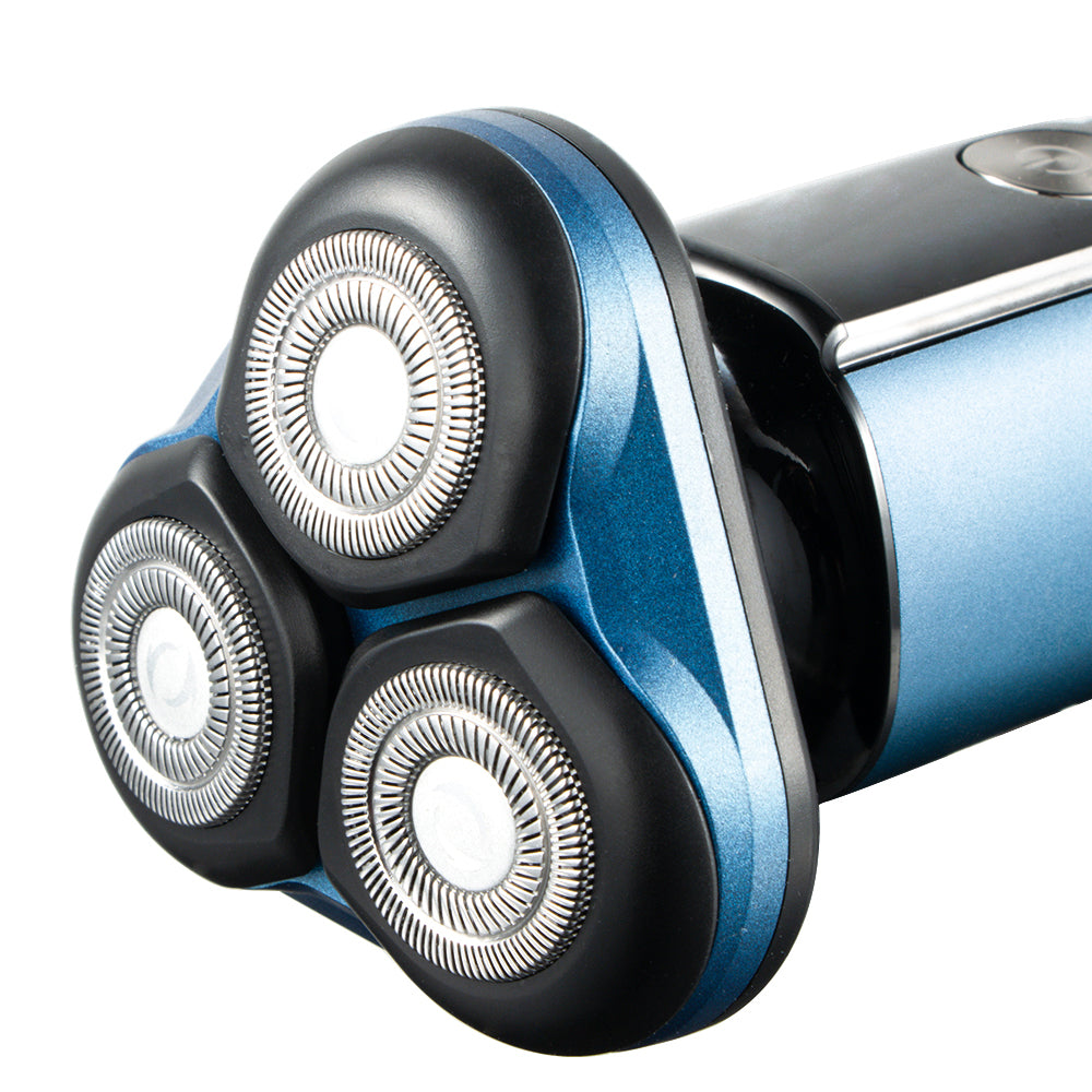 Aparat de ras fără fir, 3 lame Flex & Float, IPX7, încărcare USB, 600 mAh Autonomie, motor silențios, design premium