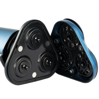 Aparat de ras fără fir, 3 lame Flex & Float, IPX7, încărcare USB, 600 mAh Autonomie, motor silențios, design premium