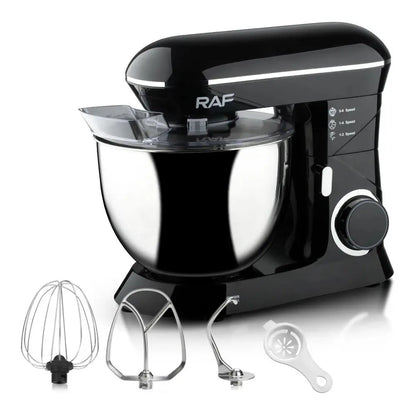 Mixer cu bol RAF 8L R6602, 1400W, 4 accesorii