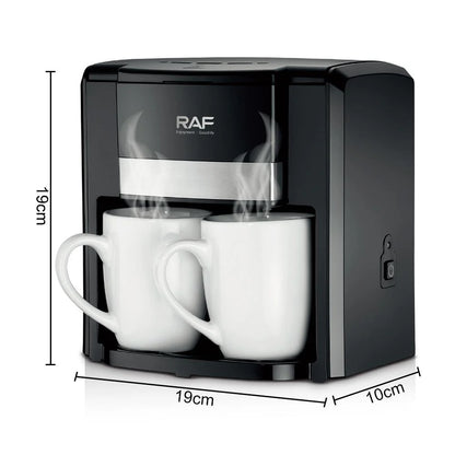 Aparat de Cafea RAF 650W – 2 Căni Ceramice