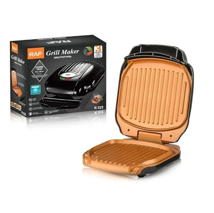 Grătar Electric RAF R522 – 1000W, Plăci Antiaderente