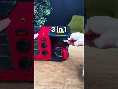 Set mic dejun 3 in 1, 7 accesorii, 1050W