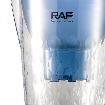 Cană filtrantă RAF pentru apă, 3.5 Litri, cu filtrare multistrat și afișaj LCD