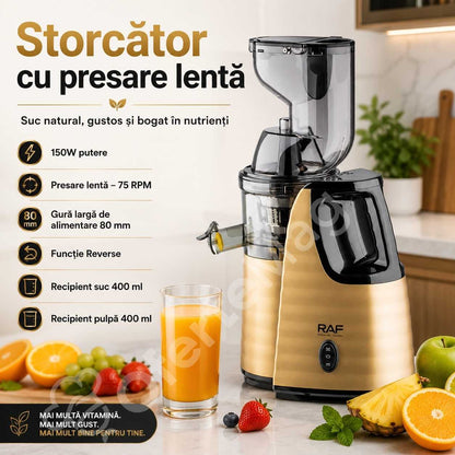 Storcător cu Presare la Rece și Melc RAF