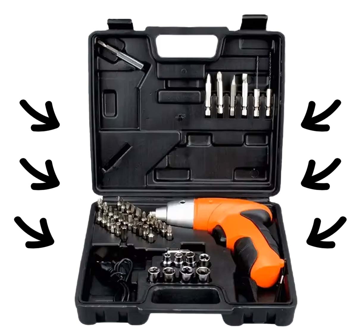 Set Surubelnita Electrica cu 45 Piese
